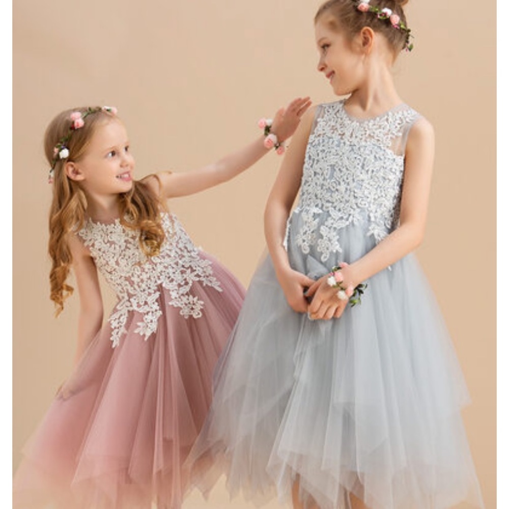 Flower girl dress from JJs house.
